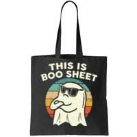 Funny Vintage Halloween Boo Ghost This Is Some Boo Sheet Gift Tote Bag