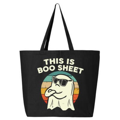 Funny Vintage Halloween Boo Ghost This Is Some Boo Sheet Gift 25L Jumbo Tote