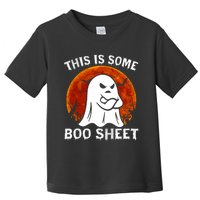 Funny Vintage Halloween Boo Ghost This Is Some Boo Sheet Gift Toddler T-Shirt