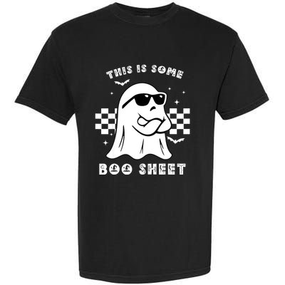 Funny Vintage Halloween Boo Ghost This Is Some Boo Sheet Gift Garment-Dyed Heavyweight T-Shirt