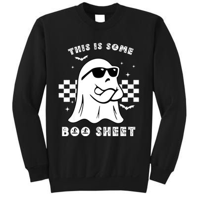 Funny Vintage Halloween Boo Ghost This Is Some Boo Sheet Gift Sweatshirt