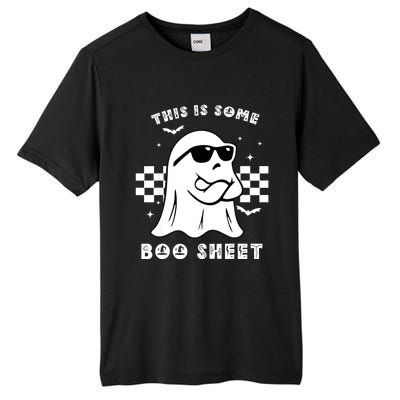 Funny Vintage Halloween Boo Ghost This Is Some Boo Sheet Gift Tall Fusion ChromaSoft Performance T-Shirt