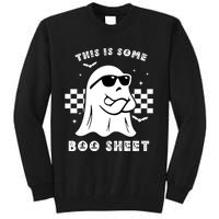 Funny Vintage Halloween Boo Ghost This Is Some Boo Sheet Gift Tall Sweatshirt