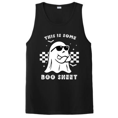 Funny Vintage Halloween Boo Ghost This Is Some Boo Sheet Gift PosiCharge Competitor Tank