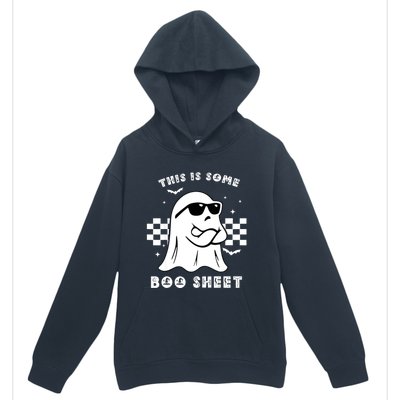 Funny Vintage Halloween Boo Ghost This Is Some Boo Sheet Gift Urban Pullover Hoodie