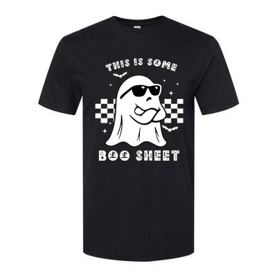 Funny Vintage Halloween Boo Ghost This Is Some Boo Sheet Gift Softstyle CVC T-Shirt