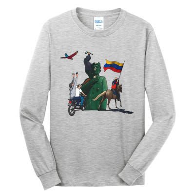 Free Venezuela Hasta El Final Abajo Cadenas Tall Long Sleeve T-Shirt