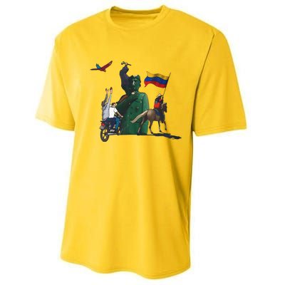 Free Venezuela Hasta El Final Abajo Cadenas Performance Sprint T-Shirt