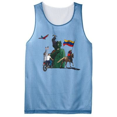 Free Venezuela Hasta El Final Abajo Cadenas Mesh Reversible Basketball Jersey Tank