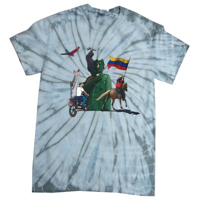 Free Venezuela Hasta El Final Abajo Cadenas Tie-Dye T-Shirt