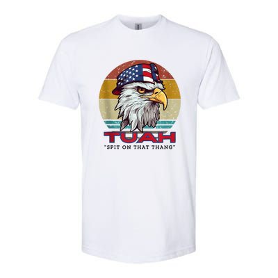 Funny Vintage Hawk Tuah Spit On That Thang Hawk Tua Gift Softstyle® CVC T-Shirt