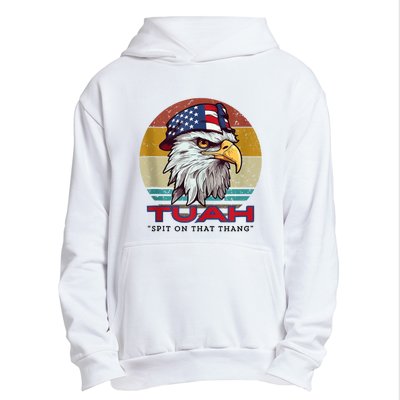 Funny Vintage Hawk Tuah Spit On That Thang Hawk Tua Gift Urban Pullover Hoodie