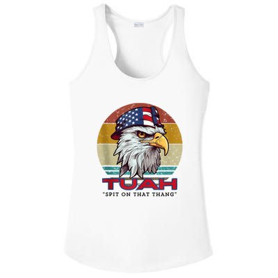 Funny Vintage Hawk Tuah Spit On That Thang Hawk Tua Gift Ladies PosiCharge Competitor Racerback Tank