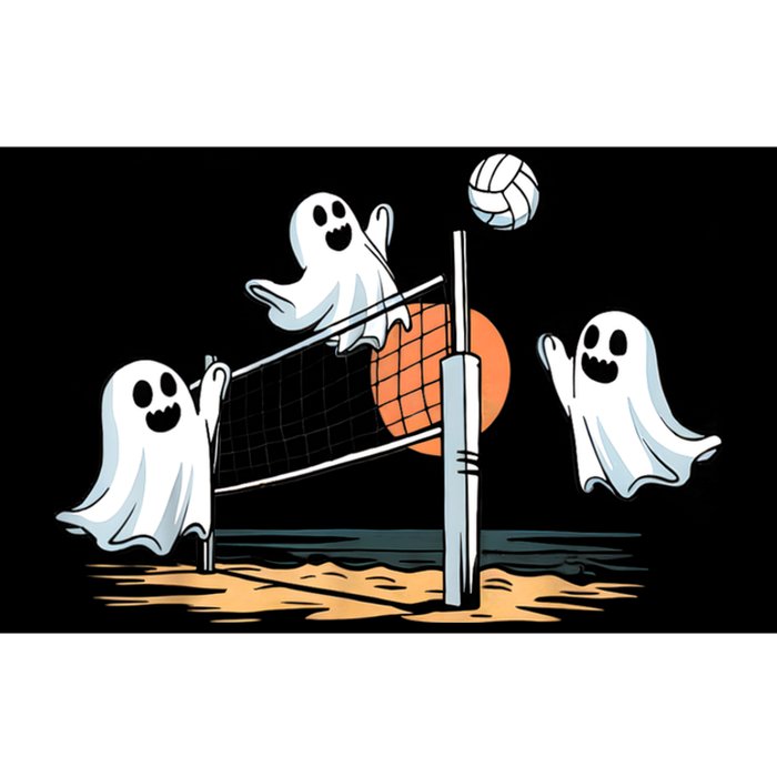 Funny Volleyball Halloween Ghostvolleyball Sports Lovers Bumper Sticker