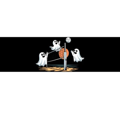 Funny Volleyball Halloween Ghostvolleyball Sports Lovers Bumper Sticker