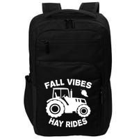 Fall Vibes Hay Rides Season Impact Tech Backpack