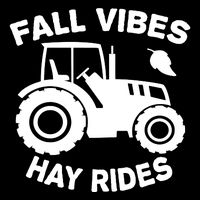 Fall Vibes Hay Rides Season Impact Tech Backpack