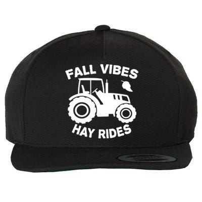 Fall Vibes Hay Rides Season Wool Snapback Cap