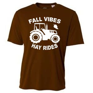 Fall Vibes Hay Rides Season Cooling Performance Crew T-Shirt