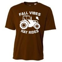 Fall Vibes Hay Rides Season Cooling Performance Crew T-Shirt