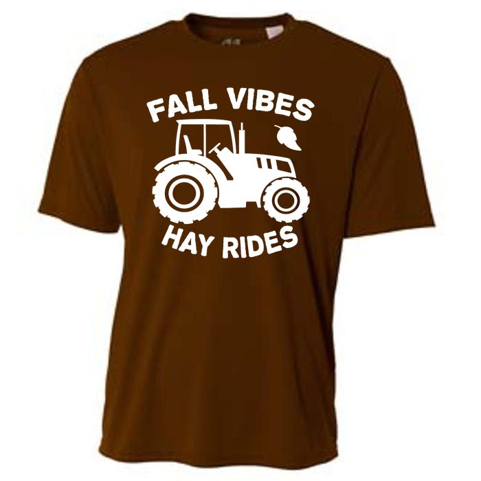 Fall Vibes Hay Rides Season Cooling Performance Crew T-Shirt