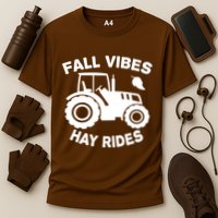Fall Vibes Hay Rides Season Performance Shirt