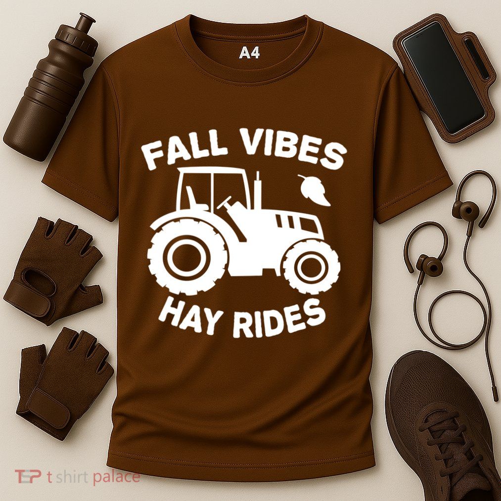 Fall Vibes Hay Rides Season Performance Shirt