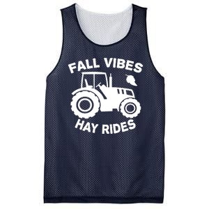 Fall Vibes Hay Rides Season Mesh Reversible Basketball Jersey Tank