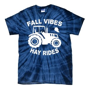 Fall Vibes Hay Rides Season Tie-Dye T-Shirt