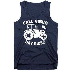 Fall Vibes Hay Rides Season Tank Top