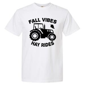 Fall Vibes Hay Rides Season Garment-Dyed Heavyweight T-Shirt