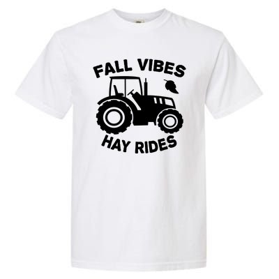 Fall Vibes Hay Rides Season Garment-Dyed Heavyweight T-Shirt