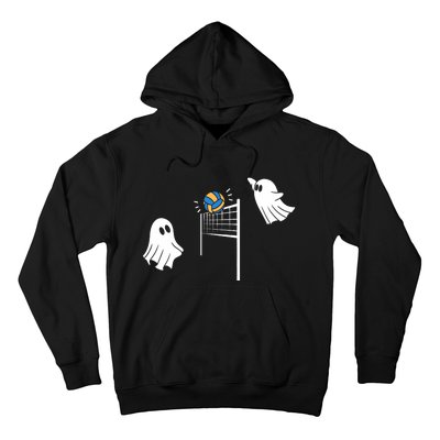 Funny Volleyball Halloween Ghost Volleyball Sports Lovers Hoodie