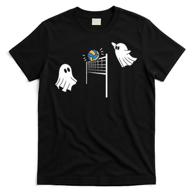 Funny Volleyball Halloween Ghost Volleyball Sports Lovers T-Shirt