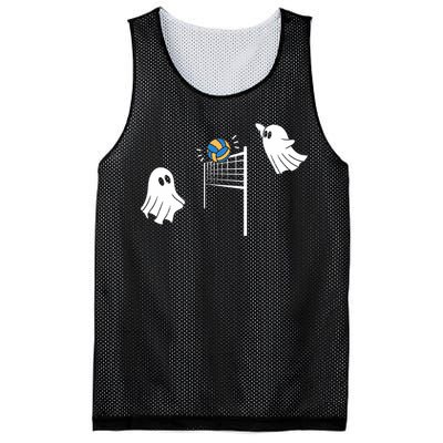 Funny Volleyball Halloween Ghost Volleyball Sports Lovers Mesh Reversible Basketball Jersey Tank