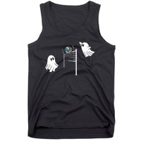 Funny Volleyball Halloween Ghost Volleyball Sports Lovers Tank Top