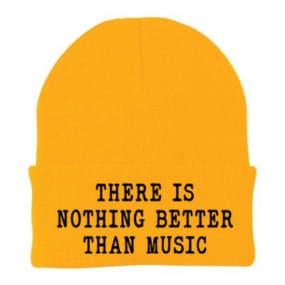 Funny Vibration Inspiring Music Nothing Better Than Music Gift Knit Cap Winter Beanie