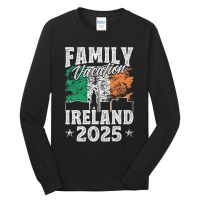 Family Vacation Ireland 2025 Beach Summer Vacation Tall Long Sleeve T-Shirt