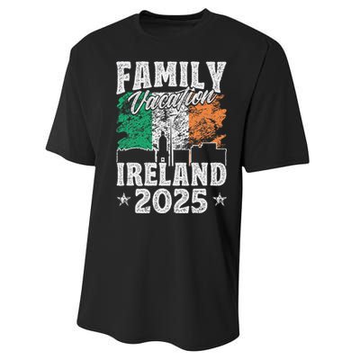 Family Vacation Ireland 2025 Beach Summer Vacation Performance Sprint T-Shirt