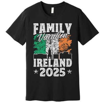 Family Vacation Ireland 2025 Beach Summer Vacation Premium T-Shirt