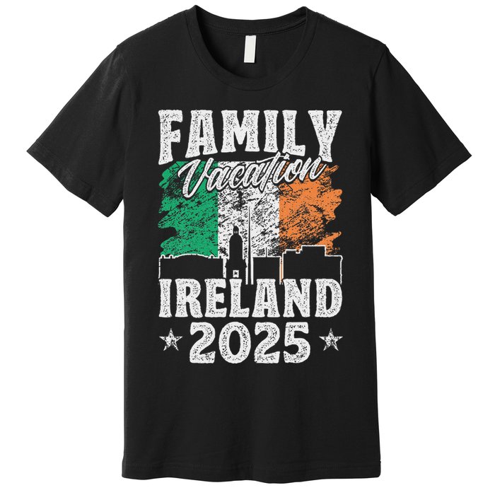 Family Vacation Ireland 2025 Beach Summer Vacation Premium T-Shirt