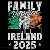 Family Vacation Ireland 2025 Beach Summer Vacation Premium T-Shirt