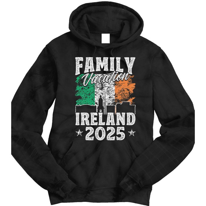 Family Vacation Ireland 2025 Beach Summer Vacation Tie Dye Hoodie