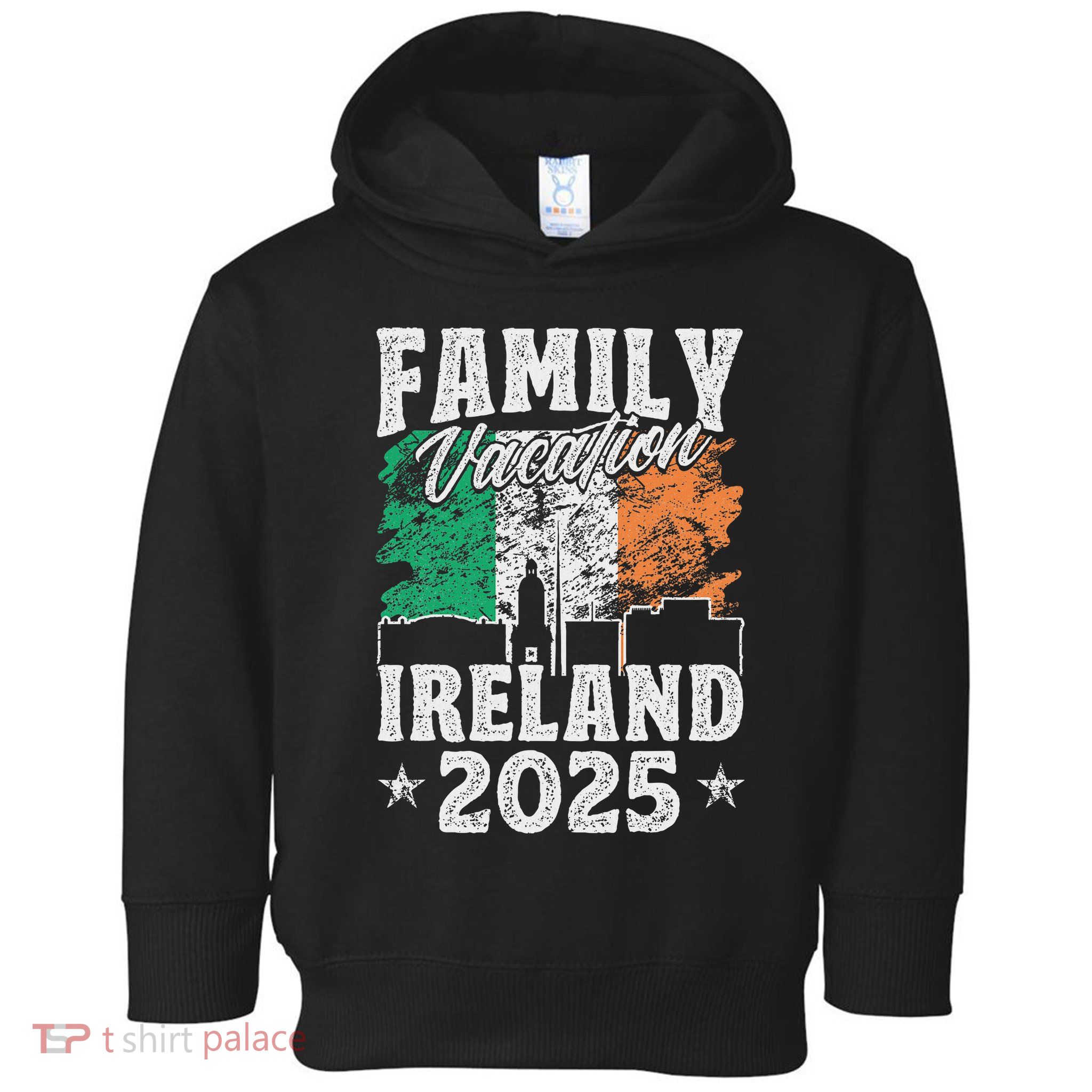 Family Vacation Ireland 2025 Beach Summer Vacation Toddler Hoodie
