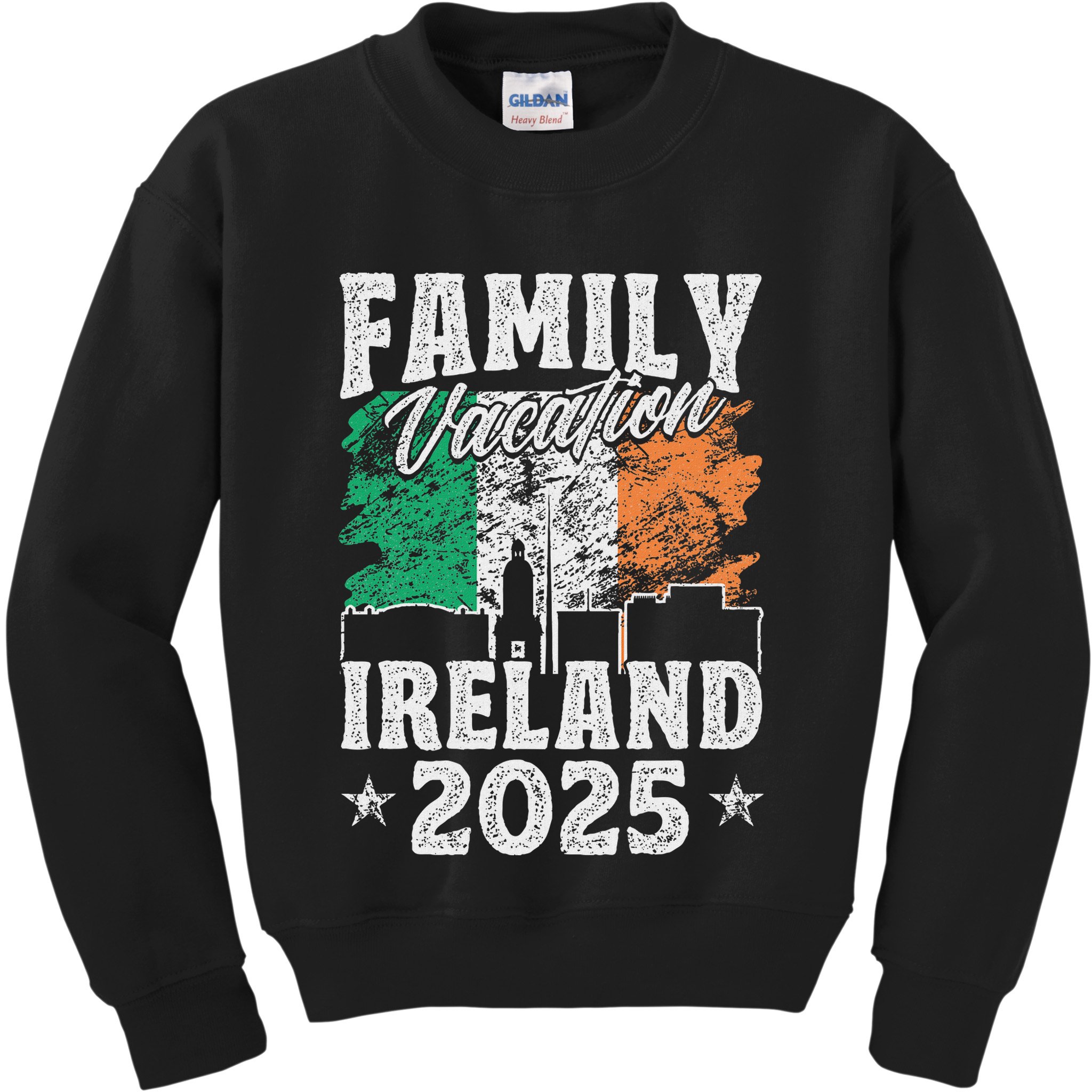 Family Vacation Ireland 2025 Beach Summer Vacation Kids Sweatshirt