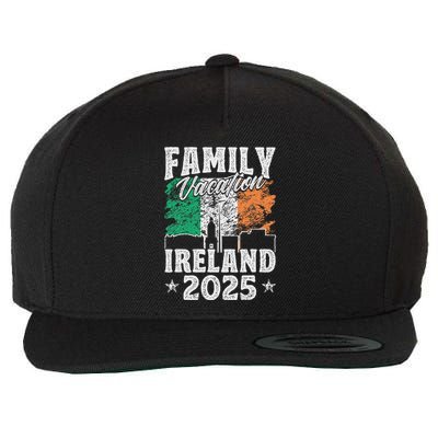 Family Vacation Ireland 2025 Beach Summer Vacation Wool Snapback Cap