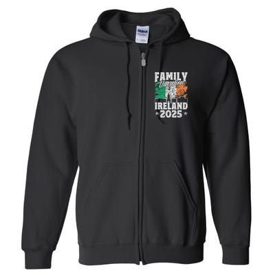 Family Vacation Ireland 2025 Beach Summer Vacation Full Zip Hoodie