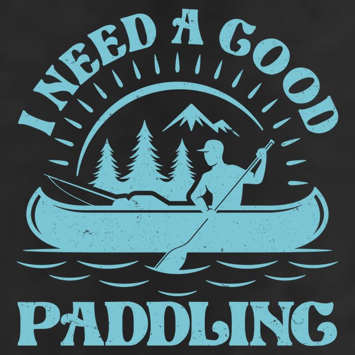 Funny Vintage I Need A Good Paddling Canoe Kayak Fan Beanie