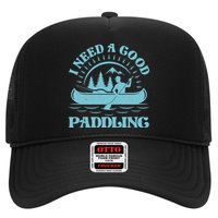 Funny Vintage I Need A Good Paddling Canoe Kayak Fan Hat
