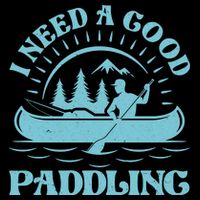 Funny Vintage I Need A Good Paddling Canoe Kayak Fan Women's V-Neck T-Shirt